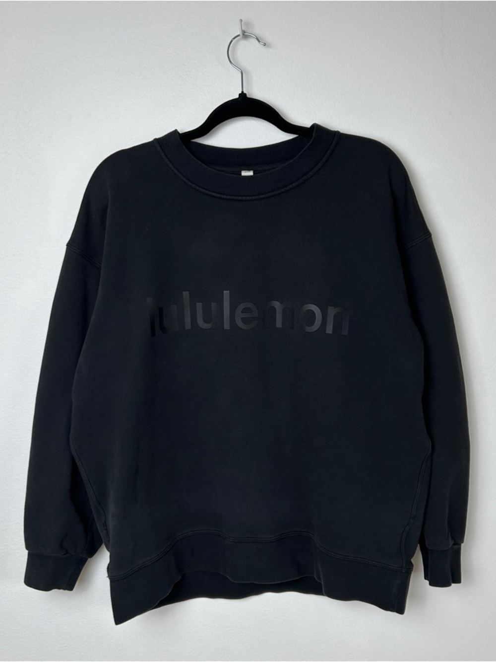 Lululemon Athletica Black Crewneck